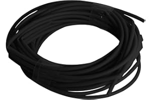 AOJE LINK-ELECTRIC Aoje-Link 2.5mm ID Black Heat Shrink Tubing Shrinkable Tube 5M(16.4Ft) 1pcs