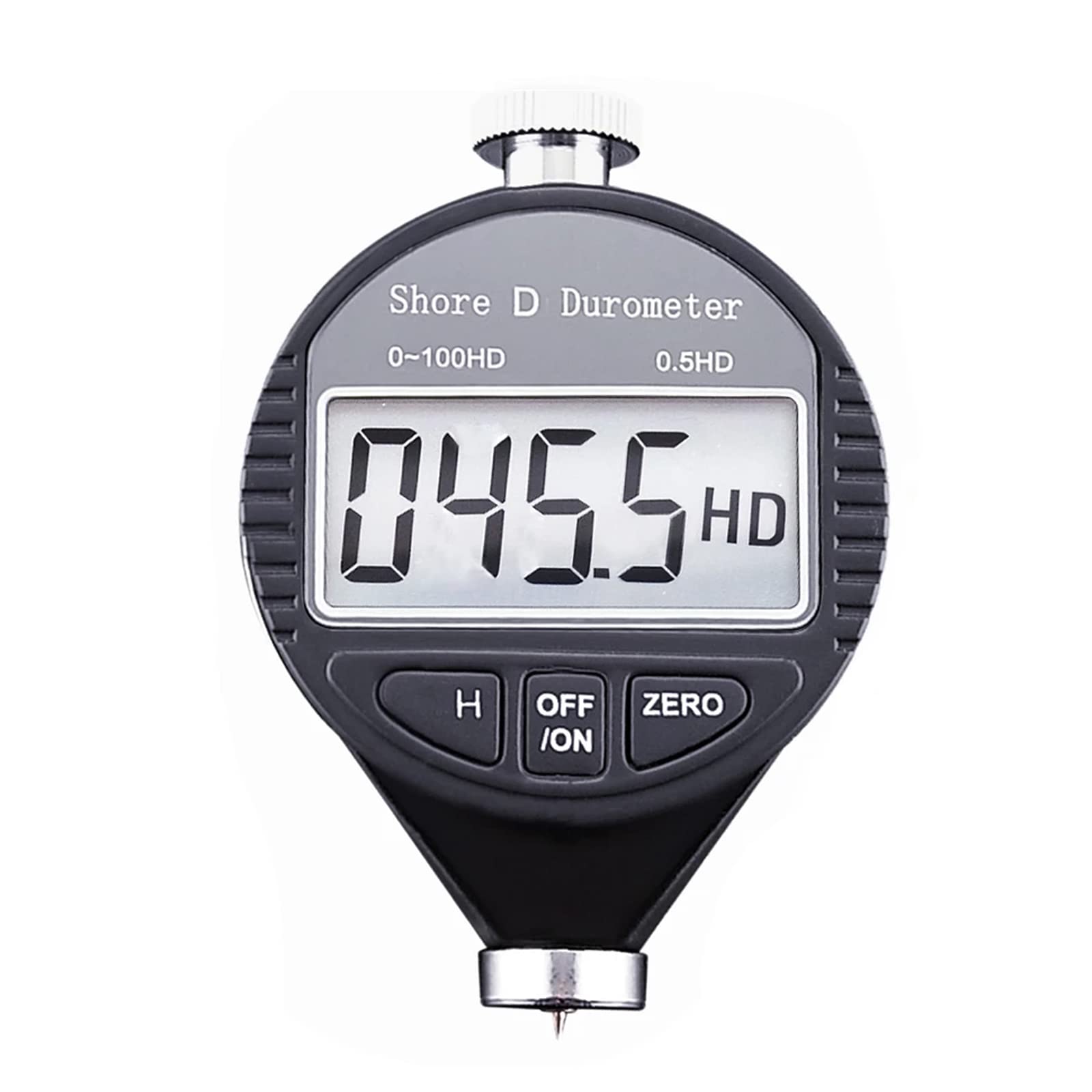 Photo 1 of Rubber Hardness Tester Digital Shore Type D Durometer Hardness Tester 0~100HD Shore D Tire Hardness Tester Meter with LCD Display for Ultra-Hard Rubber,Thermal Plastic,Tire,Resin, Fiber,Glass