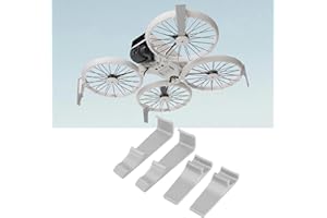 FRONET 4PCS Landing Gear Extension for DJI Flip Drone Accessories Fly More Combo, Height Increasing Bracket, Anti-Scratch & Anti-Friction Legs Quick Release Kickstand for Drone Landing Protection