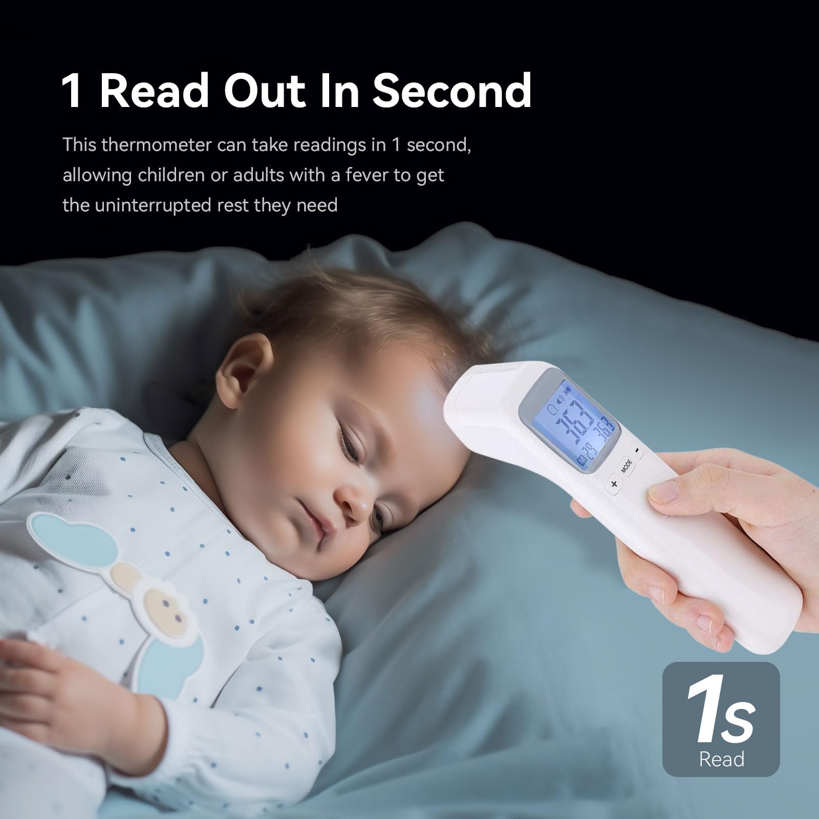 Medical 3-in-1 Infrared Thermometer,touchless Thermometer,Forehead Thermometer for Adults and Infants,Measurable Body Temperature of Objects,1s Instant Results ?