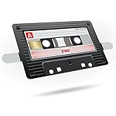 KCD Cassette Tape Credit Card Skin Sticker Cover Decal Wrap 3-Pack – Durable Vinyl Stickers for Cards - CCS025 (Black Cassette Tape)