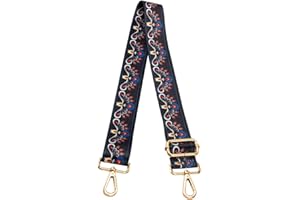 ZANQANO Crossbody Strap for Purses Replacement Adjustable Guitar Multicolor Style Handbag Straps