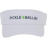 Pickleball Visor | Pickle Ball Hat for Women and Men | Pickleball Gift White