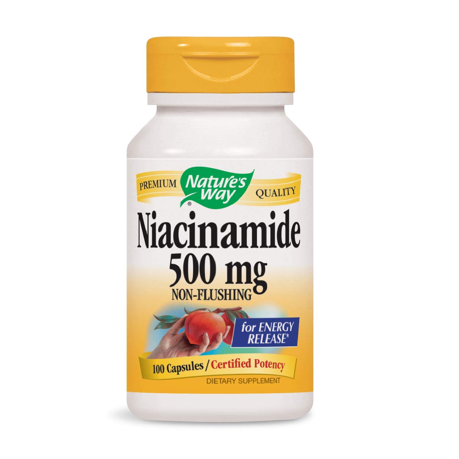 Natures WayWay, Niacinamide, 500 Mg, 100 Capsules: Amazon.es: Salud y cuidado personal