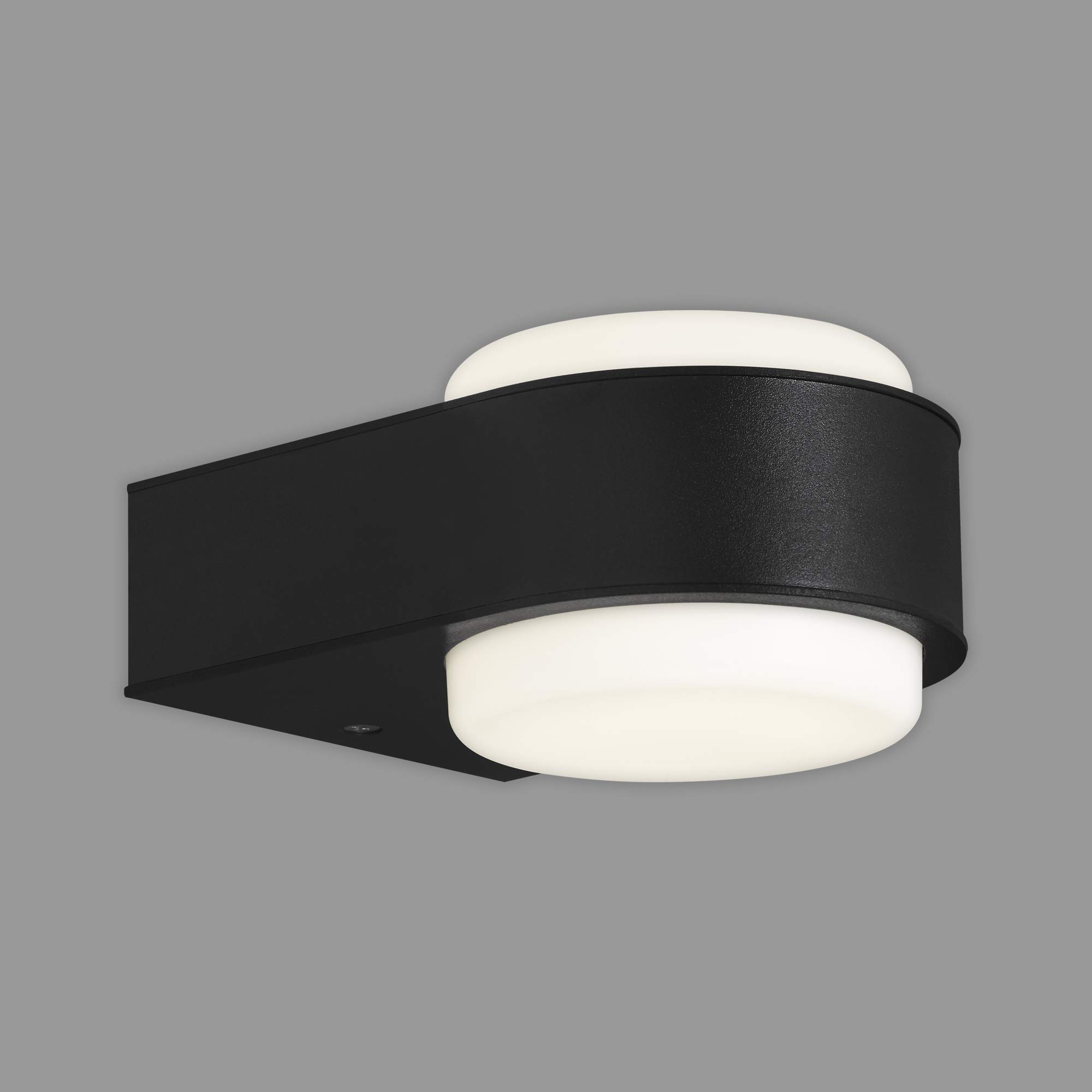 BRILONER Leuchten 3035-015 LED Outdoor Light, IP44, 6.5 Watt, 650 Lumens, 4,000 Kelvin, Black, 144 x 104 x 69 mm (L x W x H)
