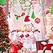 30 Pcs Christmas Hanging Swirl Decorations Party Swirls Foil Hanging Ceiling Décor Swirl Streamers with Cutouts of Christmas Trees Hats Snowmen Stockings Holly Leaves Merry Christmas Cards for Holiday Party Supplies Photo Booth Backdrop