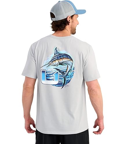 Amazon.com: HUK KC Scott Short Sleeve Tee | Performance Fishing T