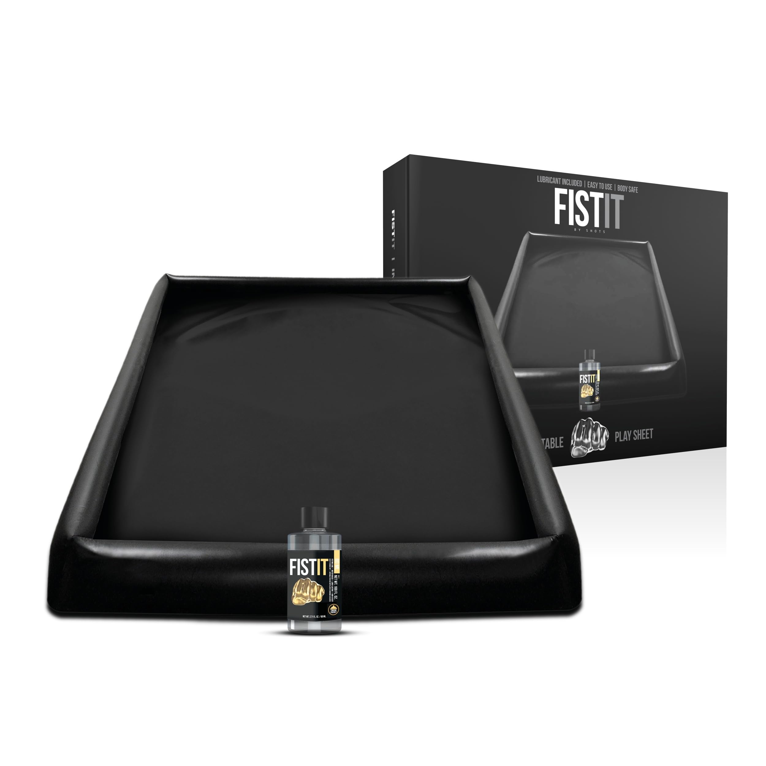 Shots Inflatable Play Sheet, Black