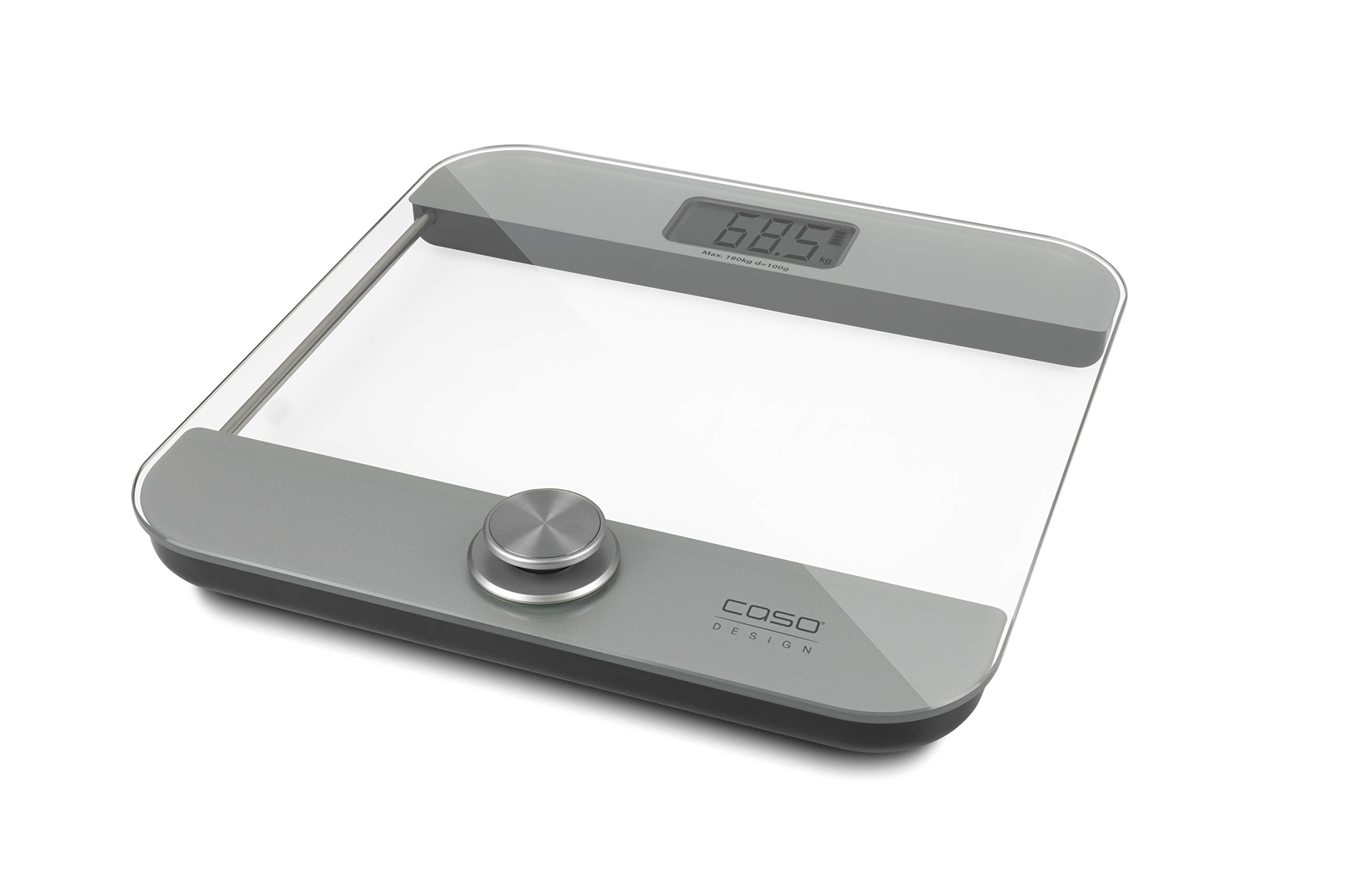 CASO 03416 Body Energy Ecostyle Designer Bathroom Scales Battery Use Body Scales with High-Quality All-Glass Surface up to 180 kg in 100 g increments