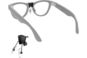 HIBLOKS Eyeglass Nose Pads Compatible with Ray-Ban Meta Wayfarer/Gen 2 & Skyler/Gen 2 Smart Glasses Accessories, Silicone Anti Slip Clip-on Glasses Nose Holder for Meta Smart Sunglasses (Split Type)