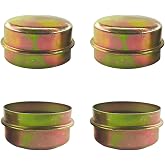 Irnyso Metal Lawn Mower Dust Cap Caster Grease Cap Metal 595281301 481559 5391025-35 1-543513 Fits Husqvarna，Dixie Chopper，Ferris，Gravely，Great Dane， Kees，Lesco，Scag，Toro，Wright （4pack）