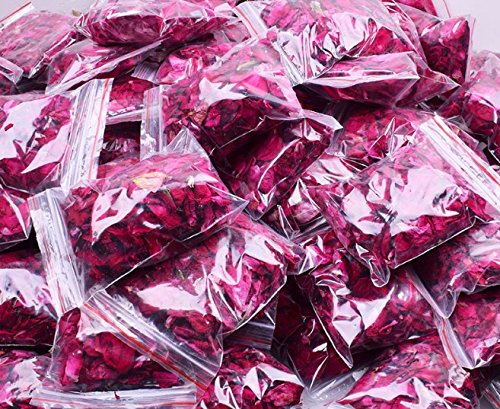 image for no!no! 1 Lb Dried natural real red rose flower petals for Wedding part