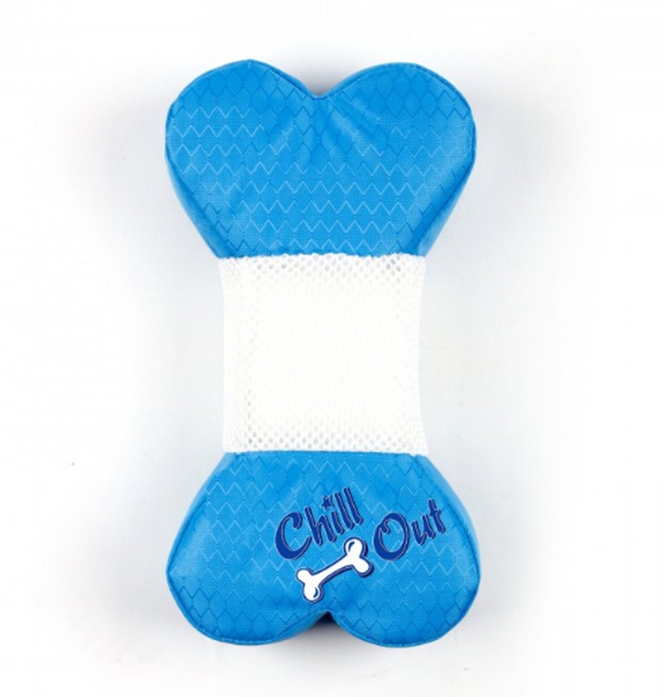 ALL FOR PAWS Chill Out Hydration Dog Chew Toy Refreshing Cooling Fetch Bone - Large - 23cm, assorted colours