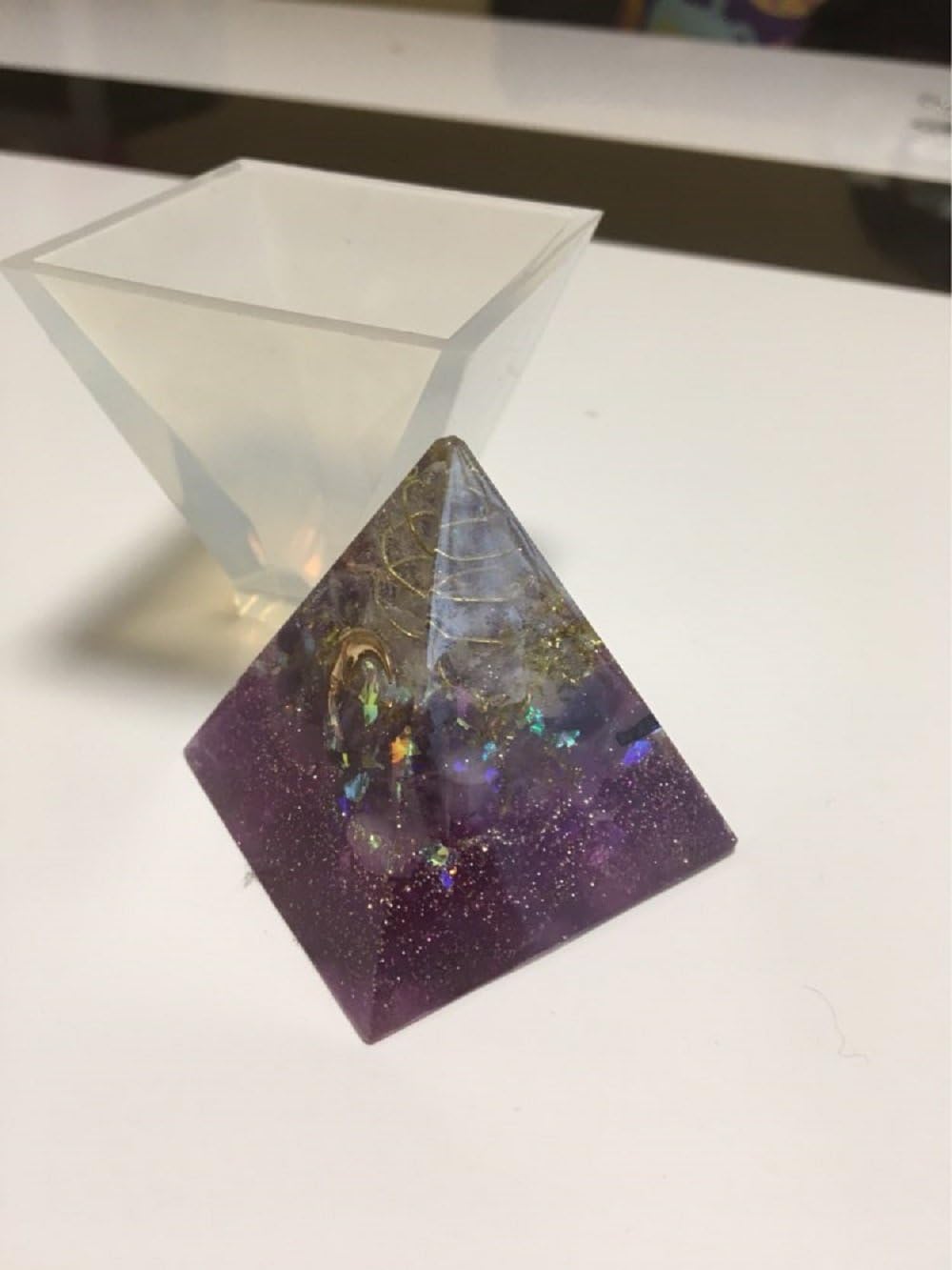 Pyramid Silicone Mould DIY Resin Decorative Craft Jewelry Making Mold