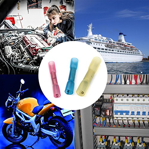 image for 200PCS Heat Shrink Butt Connectors Kit, URLWALL Insulated Waterproof M