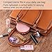 Magicfly Travel Mirror Lighted Magnifying, 10X/ 5X/ 1X Handheld Lighted Mirror, USB Rechargeable Travel Makeup Mirror, Daylight LED Compact Led Mirror Folding Mirror for Traveling, Rose Gold