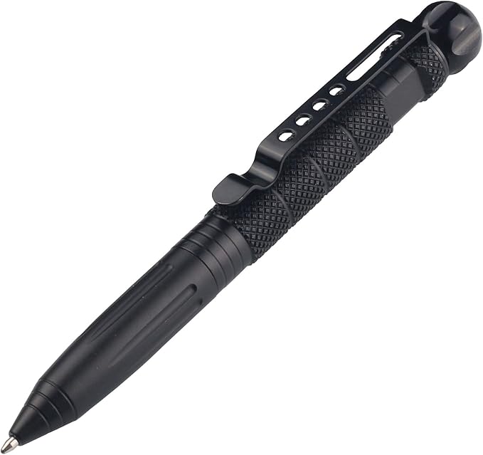 SMOOTHERPRO Heavy Duty Tactical Pen with Finger Practice Spinning Knob