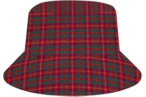 LALLRI Clan Geddes Tartan Bucket Hats Sun Cap Packable Outdoor Fashion Fisherman's Hat for Women and Men