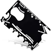 Multifunction Tool Outdoor Camping Gear with Great Grip, Suitable for Hiking, Fishing (Black)