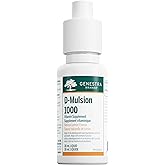 Genestra Brands D-Mulsion 1000 IU - Liquid Vitamin D3 - For Healthy Bones & Teeth - Immune Function Support - Non-GMO, Gluten