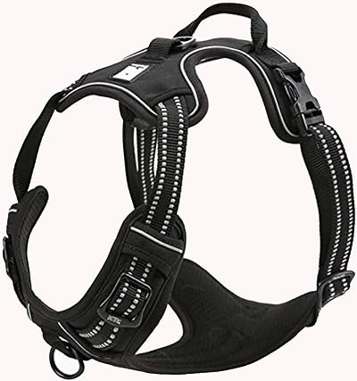 Truelove TLH5651 No-Pull Reflective Stitching Dog Harness Large Black
