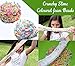POLMMYS Slime Making Kit, Slime Beads Including Foam Beads, Sprinkled Candy Pieces, Fruit Slices, Glitter Shaker Jars and Sequin Stars for Crunchy Slime, Fluffy Slime and DIY Craft