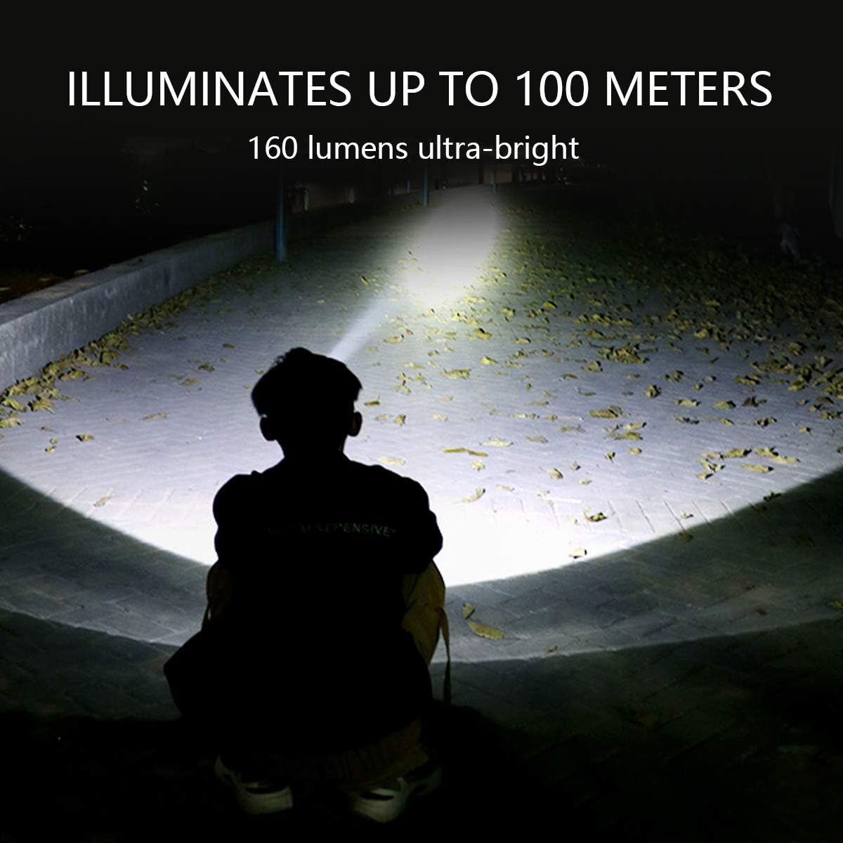 Ultra Bright CREE LED Headlamp - 160 Lumens, 5 Lighting Modes, White & Red LEDs, Adjustable Strap, IPX6 Water Resistant. Great For Running, Camping, Hiking & More. Batteries Included - - 