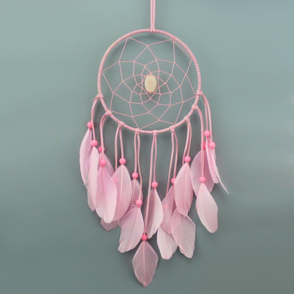 von YIRUI dream catcher Catcher Dream net pearl wind chimes ornaments, size: 15 * 40cm,D