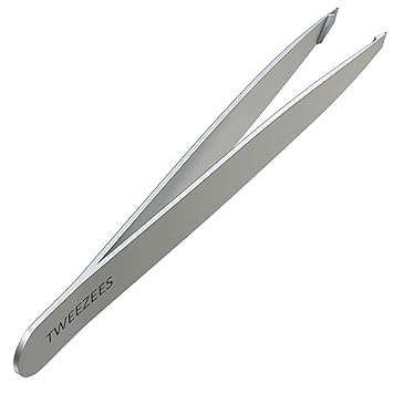 Amazon Com Tweezers For Eyebrows Precision Slant Tip Tweezer