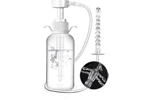 Douche kit for Women -Anti Backflow Feminine Douche,Safe & Reusable Home Clean Kit White 330ML