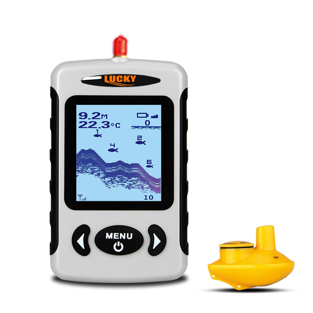 Lixada portátil profesional Sounder inalámbrica Sonar Fish ...