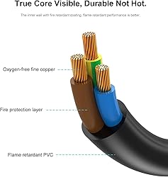 Power Cord Cable for Amplifier Musical Peavey Vox