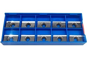 LAHDYFHOE GBJ 10pcs R0.2 APKT1604 PDFR Aluminum Alloy Turning Blade is Suitable for Processing Aluminum and Some Stainless Steel Materials with Strong Toughness
