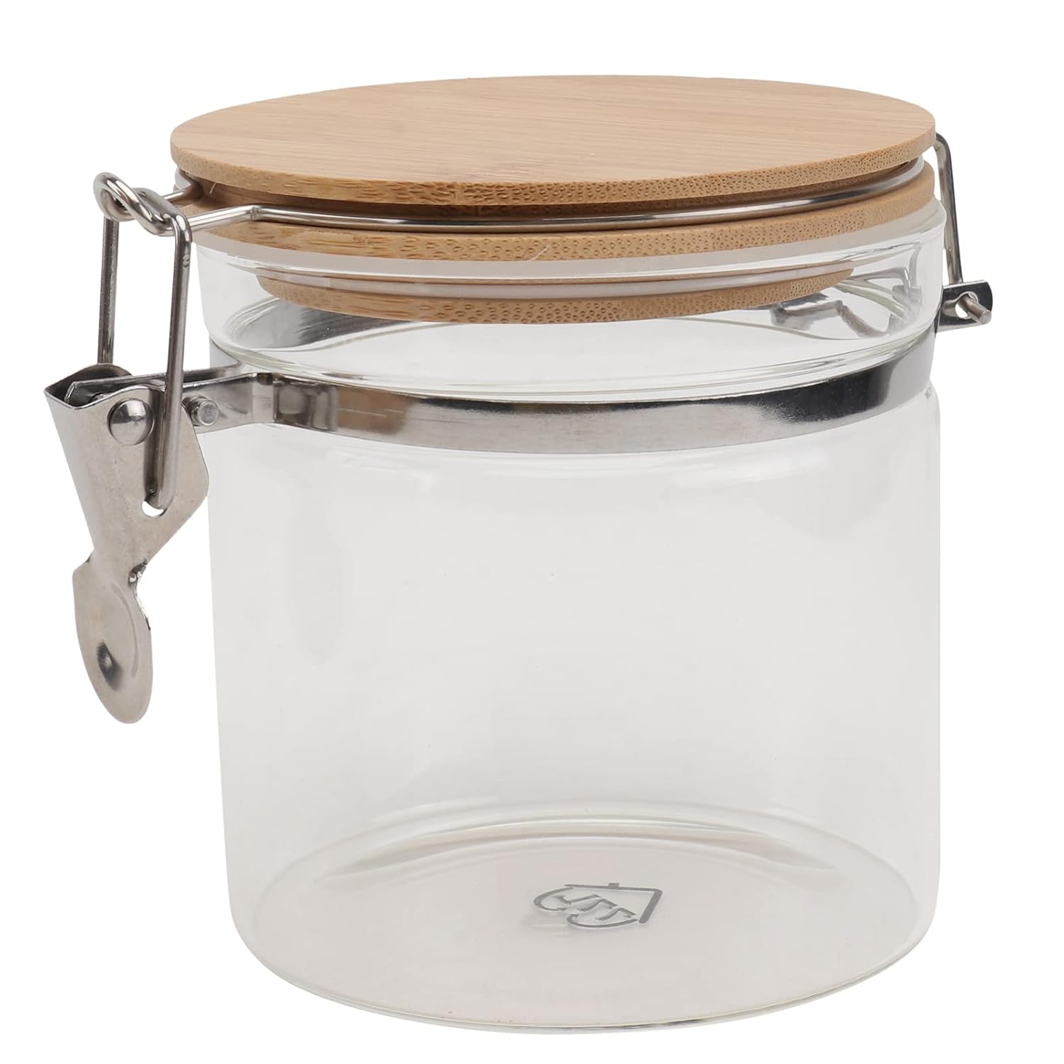 UPKOCH Glass Food Storage jar Transparent Airtight Sealed Food Can