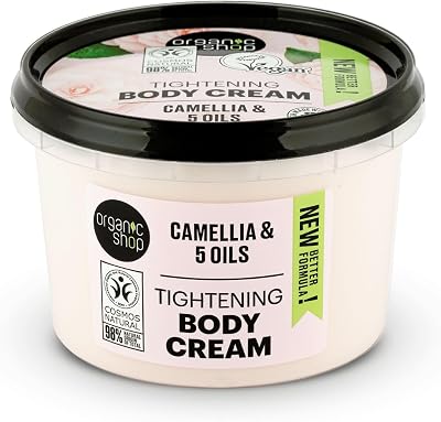 Organic Shop Camellia Body Cream 250 ml Organic Vegan Hydration