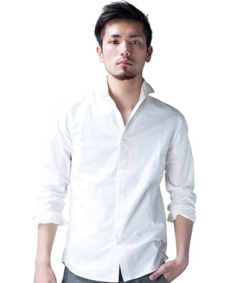 Amazon ナノ ユニバース Nano Universe 西川シャツホリゾンタル