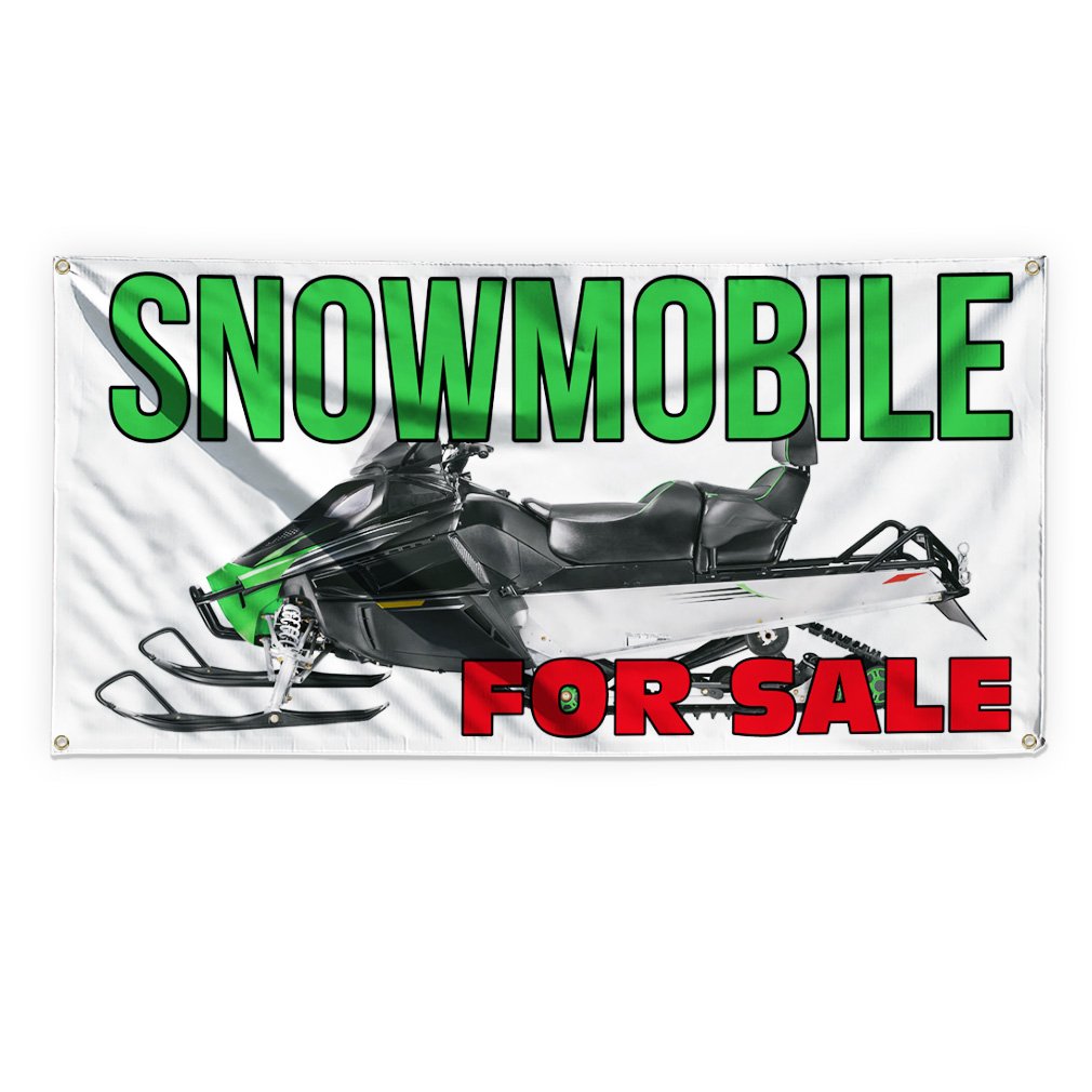 Amazon Com Snowmobile For Sale Outdoor Advertising Printing