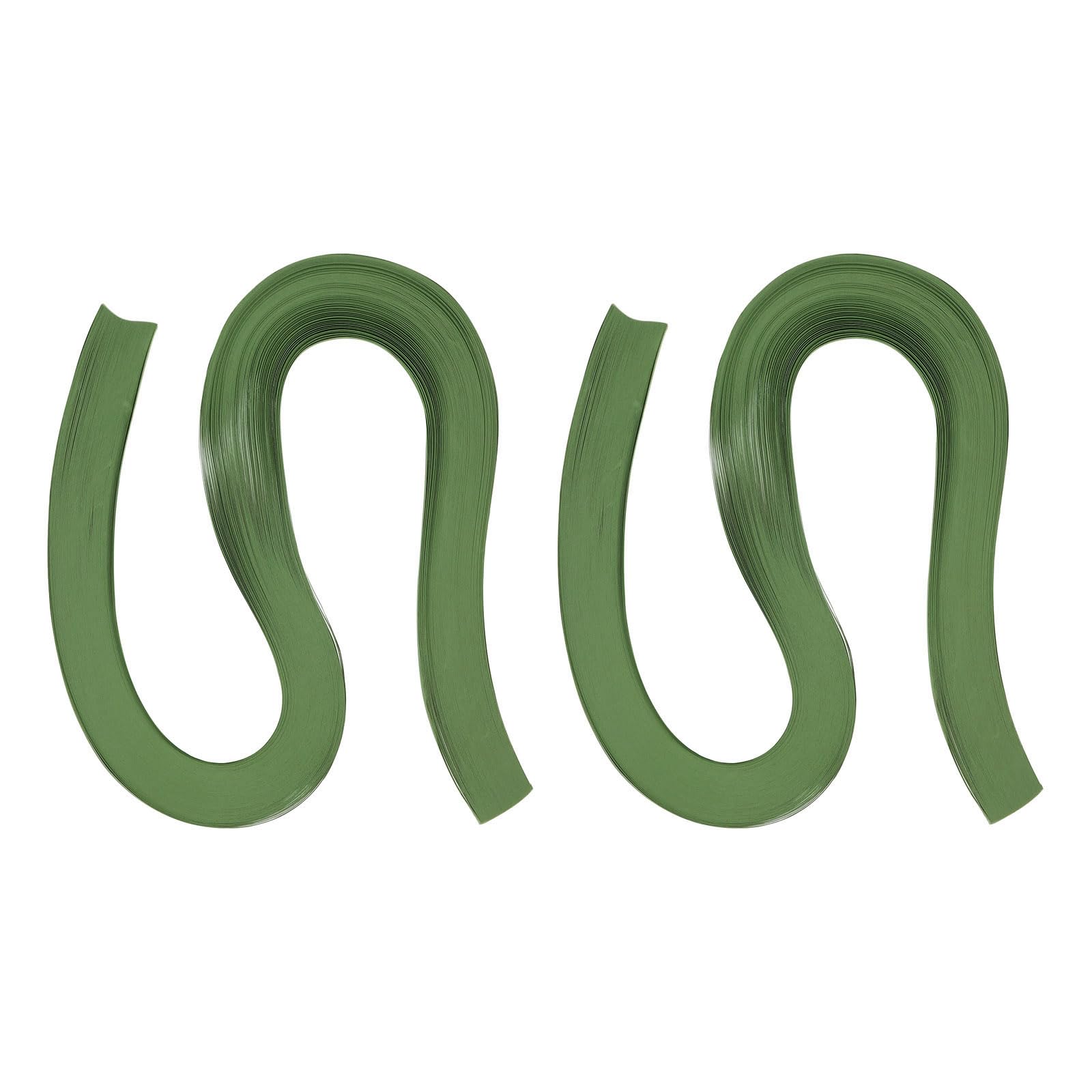 PATIKIL 240pcs Quilling Strips Paper 3mm(1/8") 54cm Origami Paper Quilling Strip for Art DIY Hand Craft Christmas, Army Green