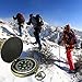 ydfagak Compass Premium Portable Pocket Watch Flip-Open Compass Camping Hiking Compass Outdoor Navigation Tools (Copper)