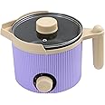 TOAUTO Handheld Candle Melting Pot 3Lbs Small Wax Melting Pot with Easy Pour Spout, Two Power Levels, Easy Clean Non-Stick for DIY Crafting Beginner Purple