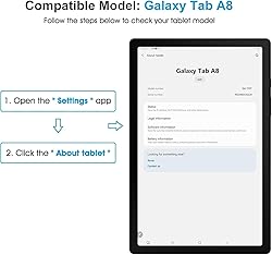 SPARIN 2 Pack Screen Protector for Galaxy Tab A8