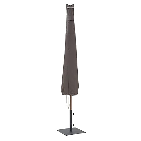 Classic Accessories Ravenna Hochwertige Abdeckung und Schutzhülle für Gartensonnenschirm