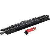 Bachmann Trains 9" Straight Terminal Rerailer W/Wire Steel Alloy HO Scale | Snap-Fit E-Z Track, 9&rdquo; Straight Terminal Rerailer w/Wire (1/card), Steel Alloy Rail With Black Roadbed, 44410