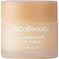 MCoBeauty Overnight Lip Mask - Vanilla, Hydrating Lip Balm, Vegan, Cruelty Free Cosmetics