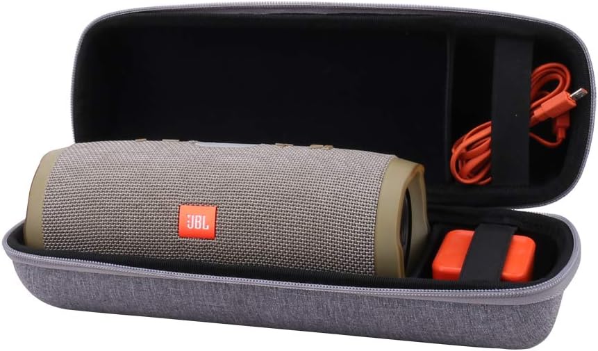 Aenllosi Hard Carrying Case for JBL Charge 3 Bluetooth Speaker (Grey)