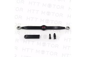 HTTMT MT288-014- Skull Gear Shift Linkage Compatible with Harley Softail Springer Classic EFI FLSTSCI Black