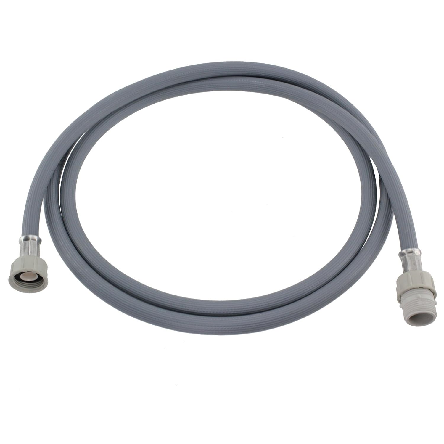 Spares2go Straight End Cold Water Fill Inlet Hose Extension for Gorenje Washing Machine (2.5M