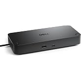 Dell Pro Smart Dock SD25 &ndash; USB-C Station with 130W Charging, Support for 4 Displays, HDMI 2.1, Dual DP 1.4, Wi-Fi Management, 2.5GbE Ethernet, Sustainable Design (Renewed)