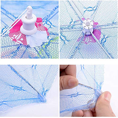 Zantado (4 Pack) Pop –Up Mesh Screen Food Cover Tent Umbrella, Reusable and Collasible Outdoor Picnic Food Covers Mesh, Screen Tents Protectors For Bugs, Fruit From Flies, BBQ.