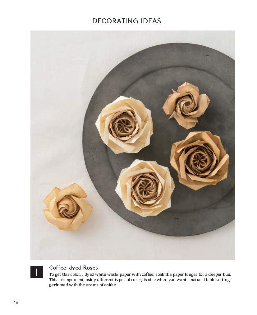 Naomiki Satos Origami Roses Create Lifelike Roses And